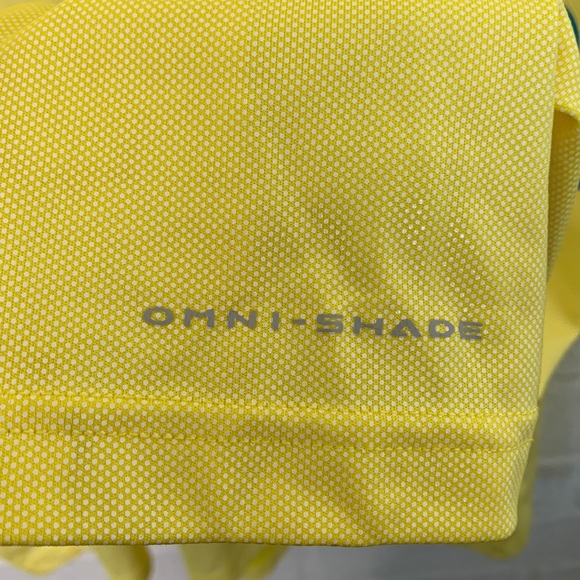 Columbia Yellow PFG Terminal Tackle Omni-Shade Long Sleeve Top sz L - Picture 7 of 10